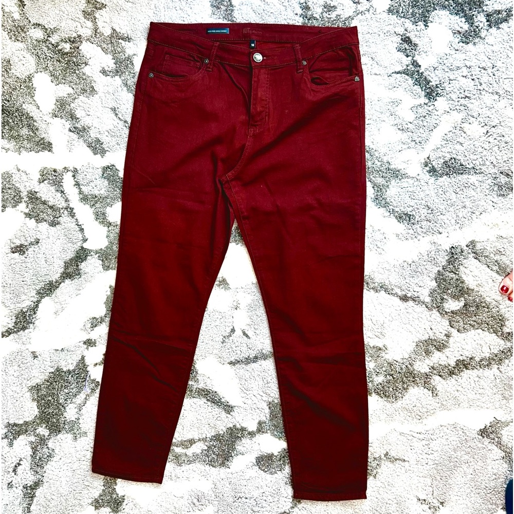 Kut From the Kloth High Rise Skinny Ankle Jean Size 16